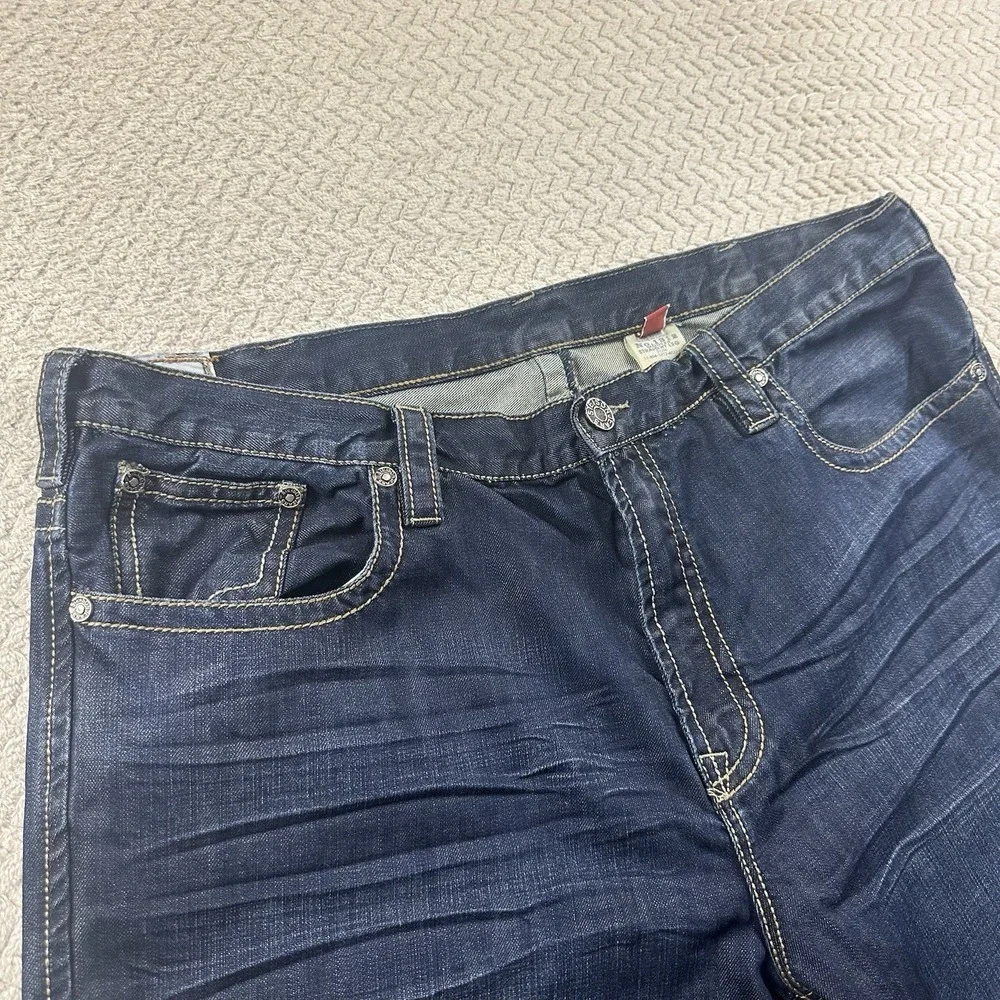 John B Stetson Jeans Men's 44x40 Big Tall 1312 Modern Straight Leg 100% Cotton - Picture 4 of 16